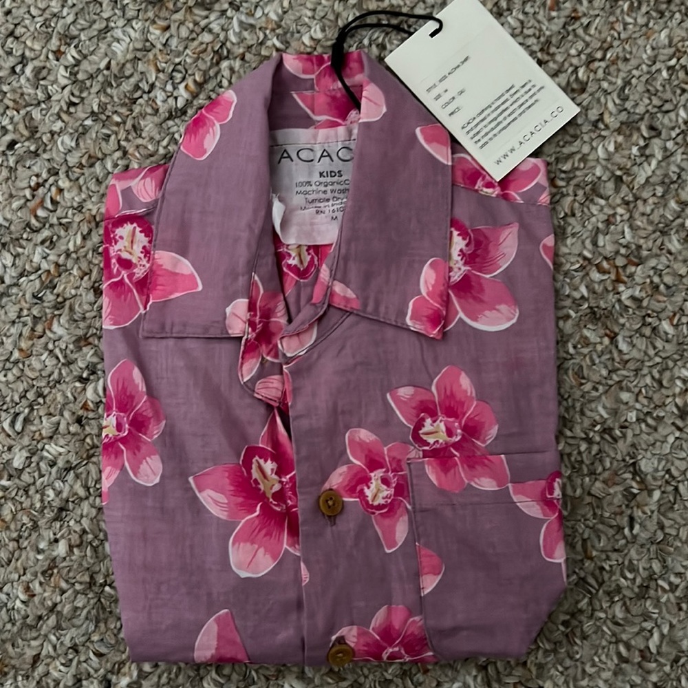 NWT Acacia Boys Aloha Shirt in Gili